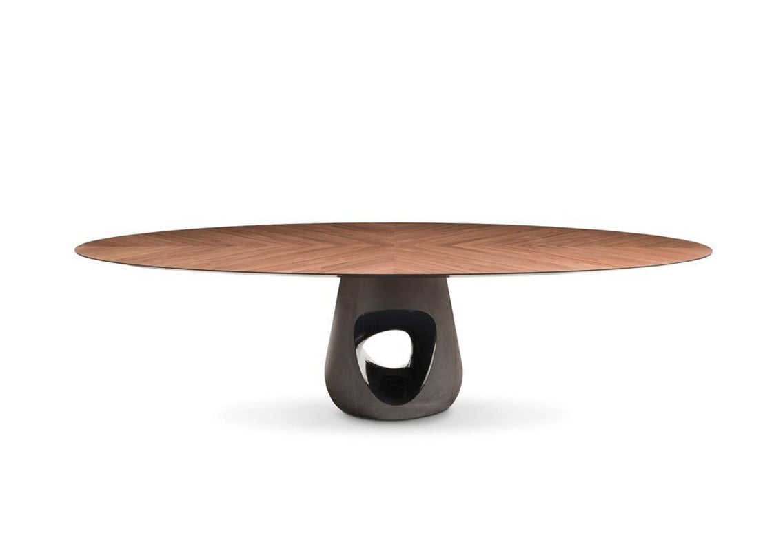 Barbara Wooden Oval Dining Table