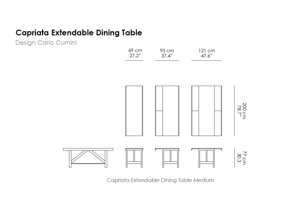 Capriata Extendable Dining Table