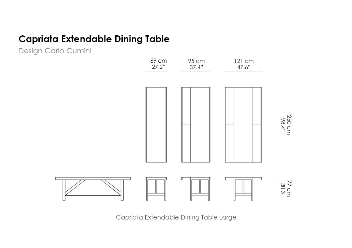 Capriata Extendable Dining Table