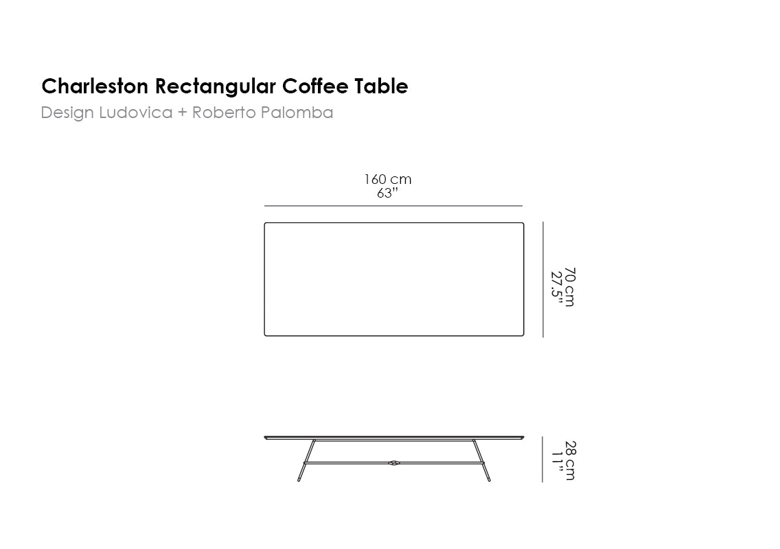 Charleston Rectangular Coffee Table