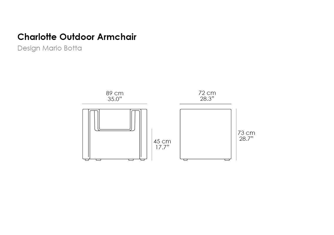 Charlotte Outdoor Armchair