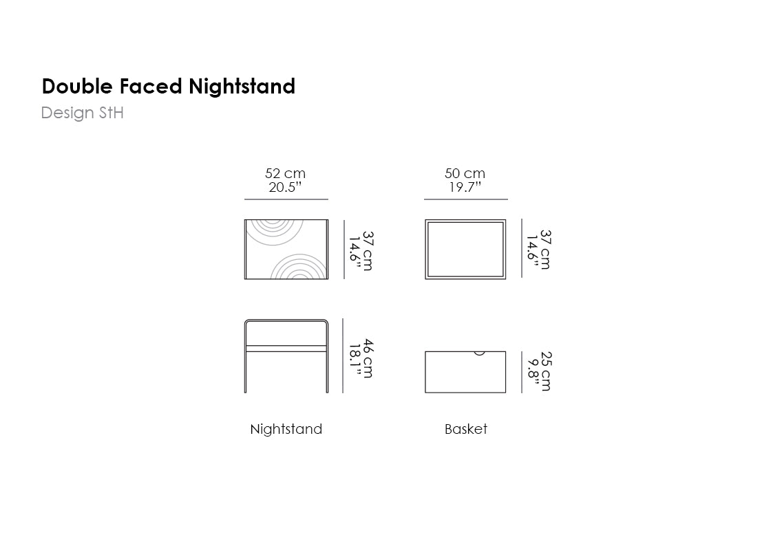 Double Faced Nighstand