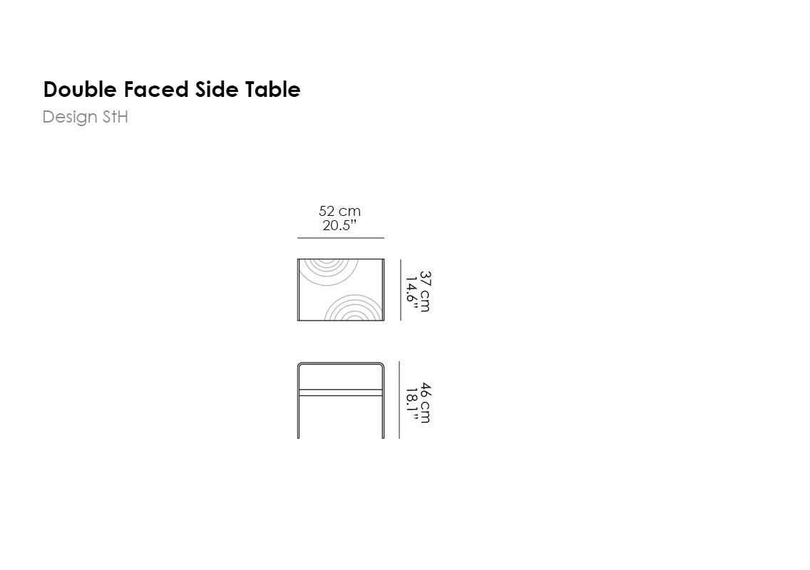 Double Faced Side Table