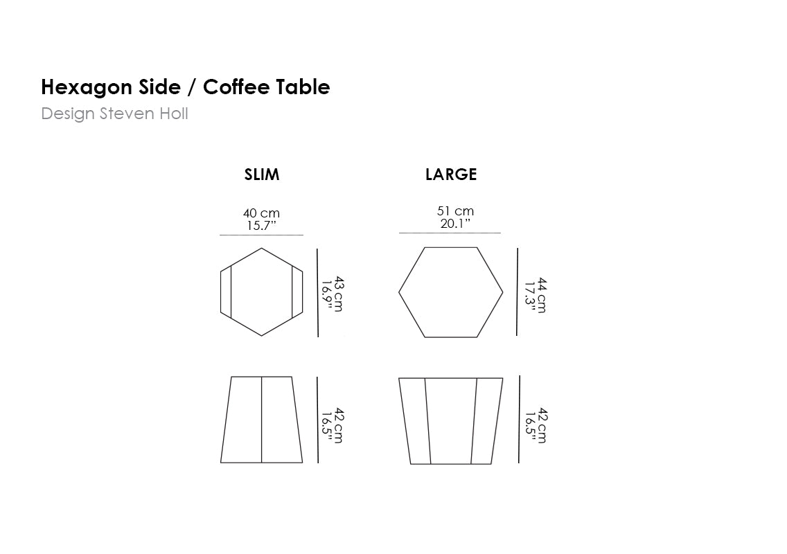 Hexagon Side / Coffee Table