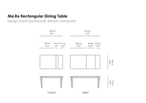Ma.Re Rectangular Dining Table