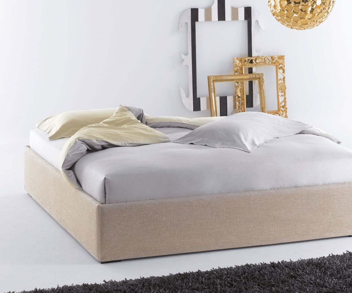 Panarea Sommier Double Bed. Removable Cover.