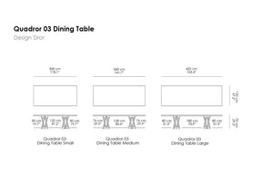 Quadror 03 Dining Table