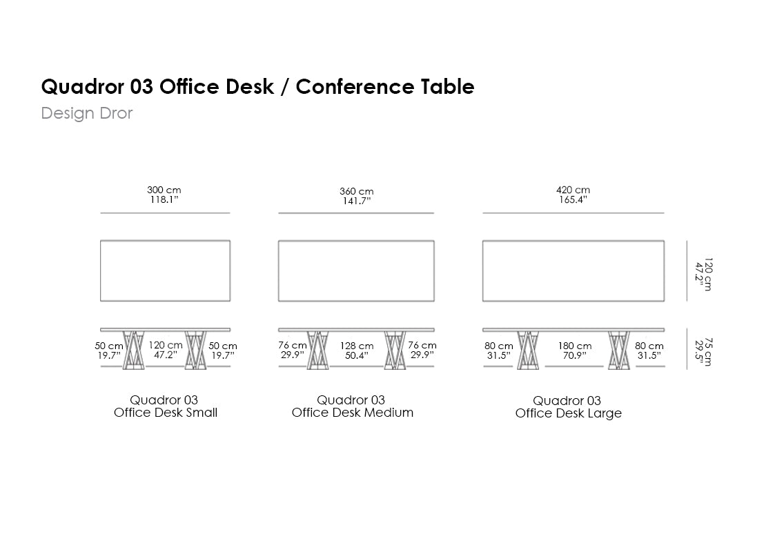 Quadror 03 Office Desk / Conference Table