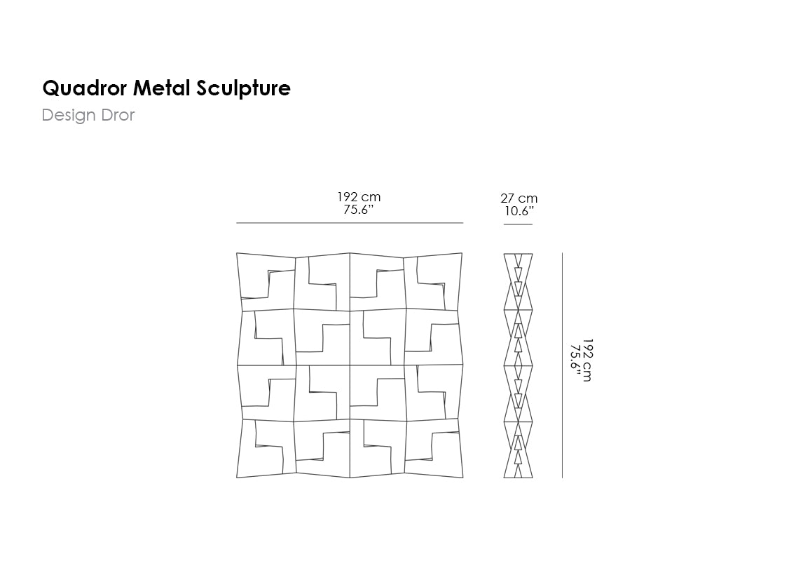 Quadror Metal Sculpture