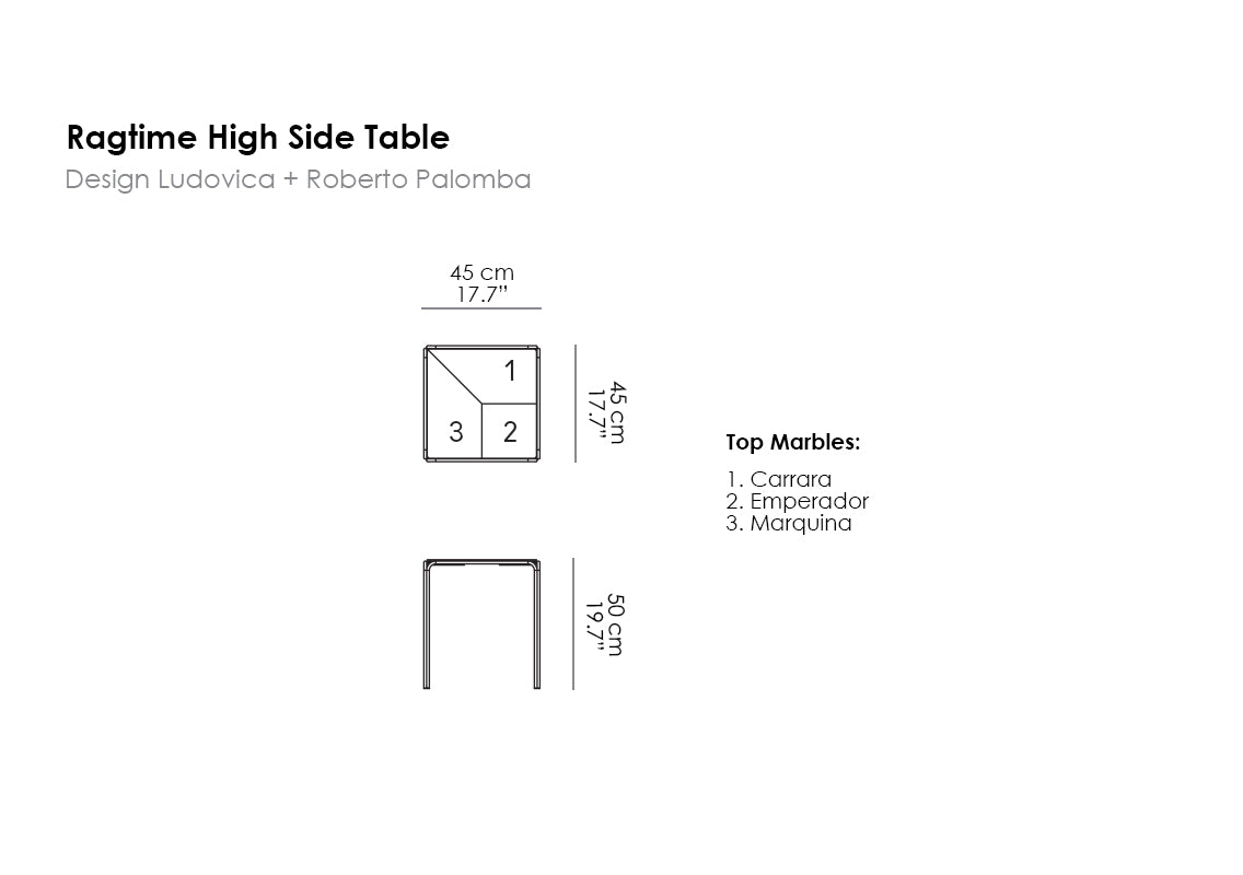 Ragtime High Side Table