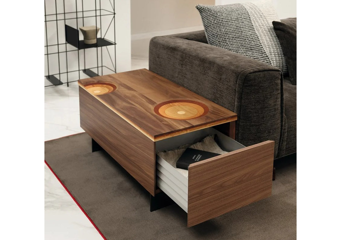 Ripples Box Coffee Table W/ Storage Space