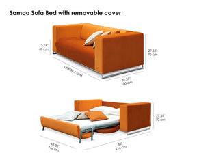 Samoa Sofa Bed. Removable Cover.