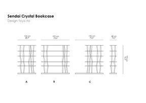 Sendai Crystal Bookcase