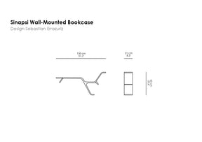 Sinapsi Wall-Mounted Bookcase