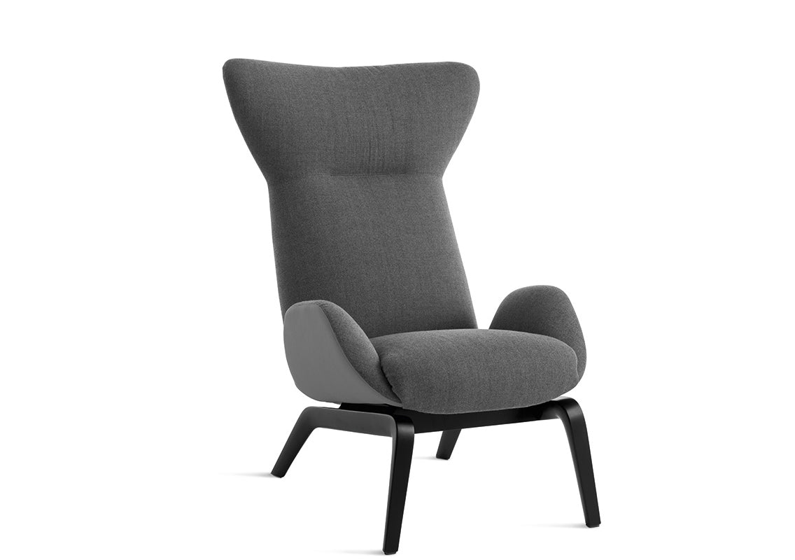 Soho High-Back Two Color Armchair