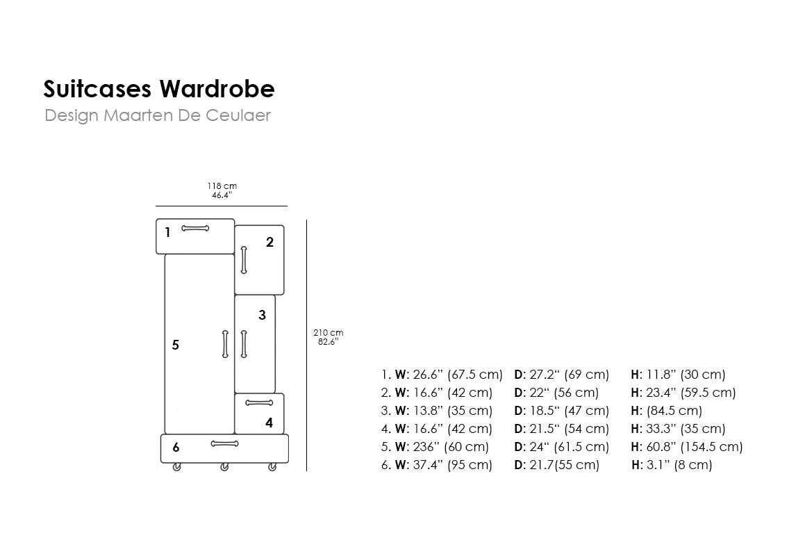 Suitcases Wardrobe