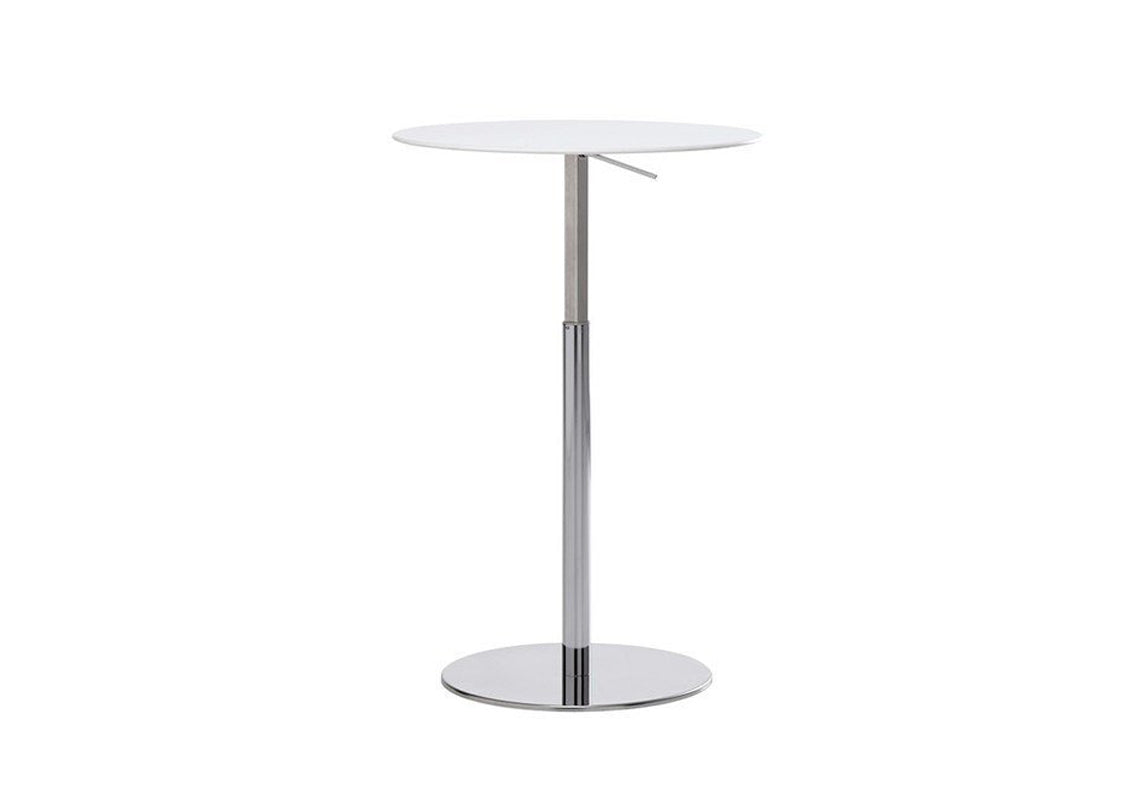 T2 Bistrot Round Table With Adjustable Height