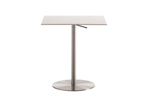 T2 Bistrot Square Table With Adjustable Height