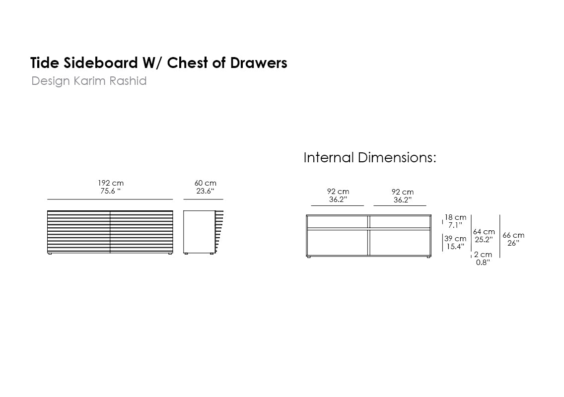 Tide Sideboard W/ Chest of Drawers