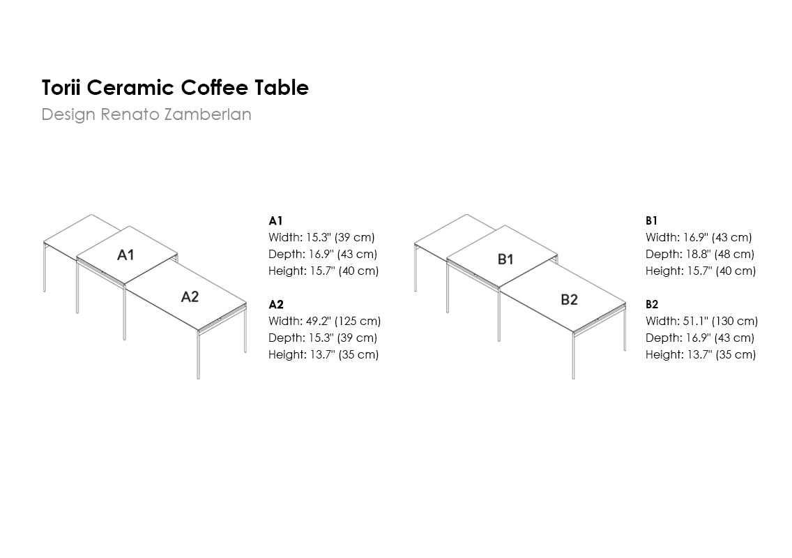 Torii Ceramic Coffee Table