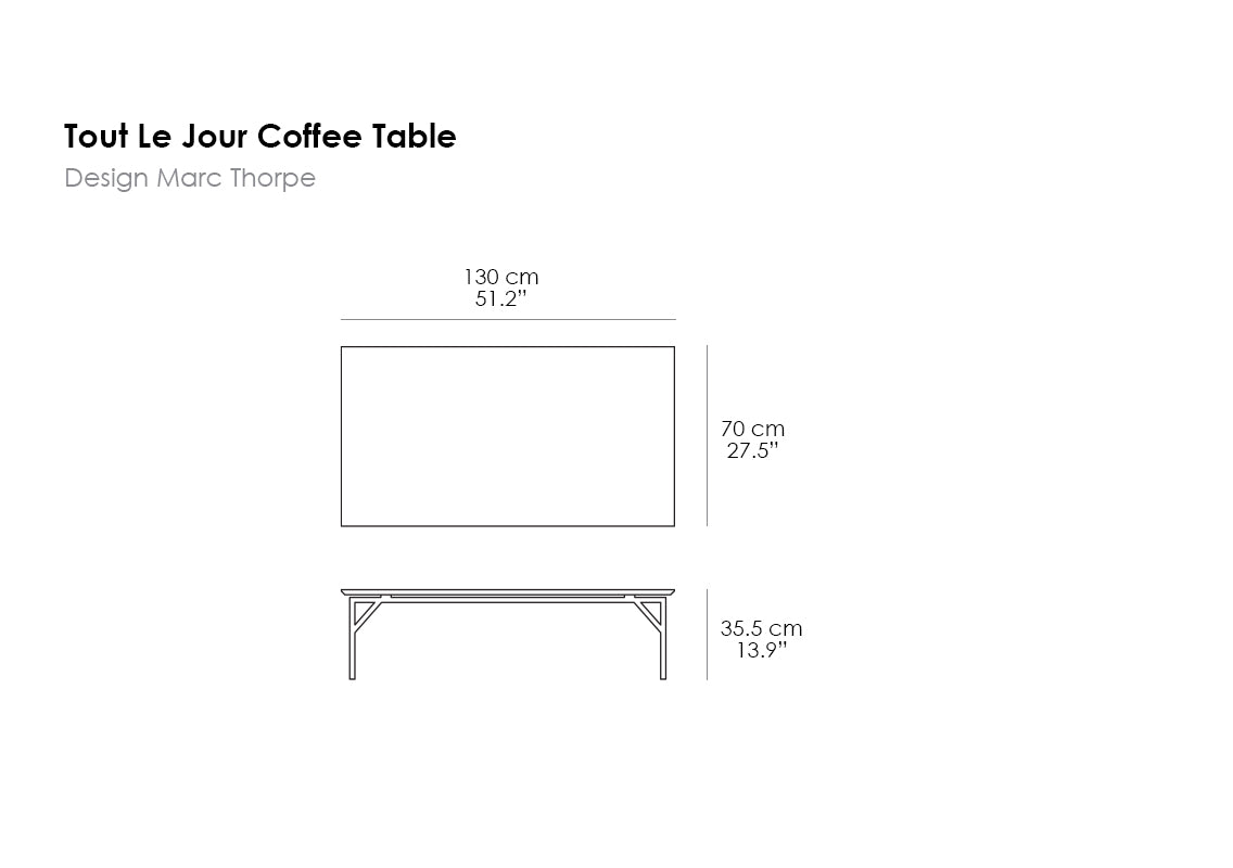 Tout Le Jour Coffee Table