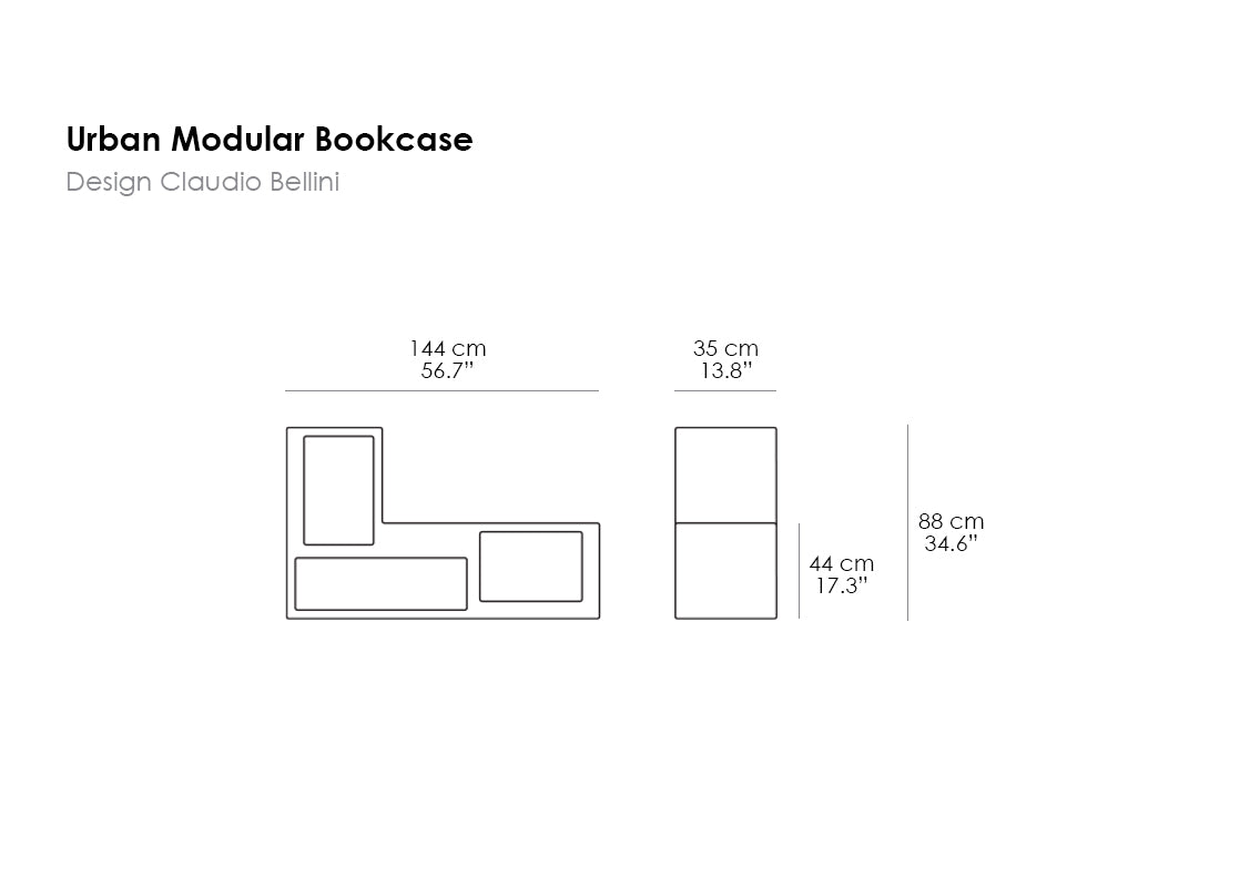 Urban Modular Bookcase