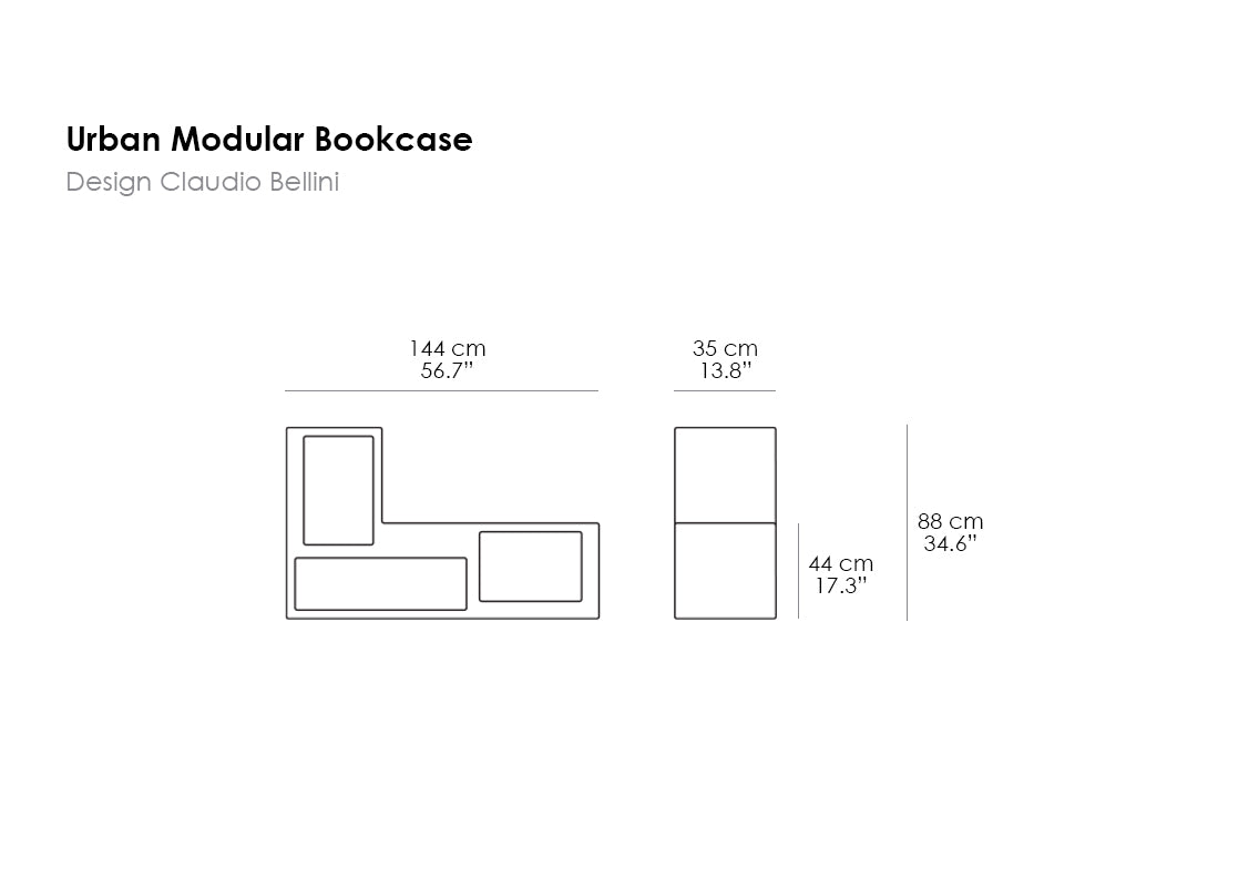 Urban Modular Outdoor Shelving Unit