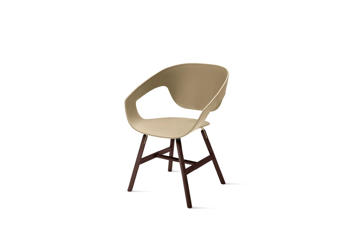 Vad Wood Polypropylene Chair (Sold In Pairs)