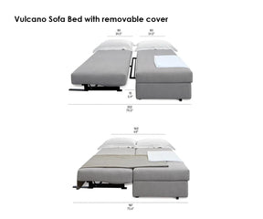 Vulcano Sofa Bed. Removable Cover.