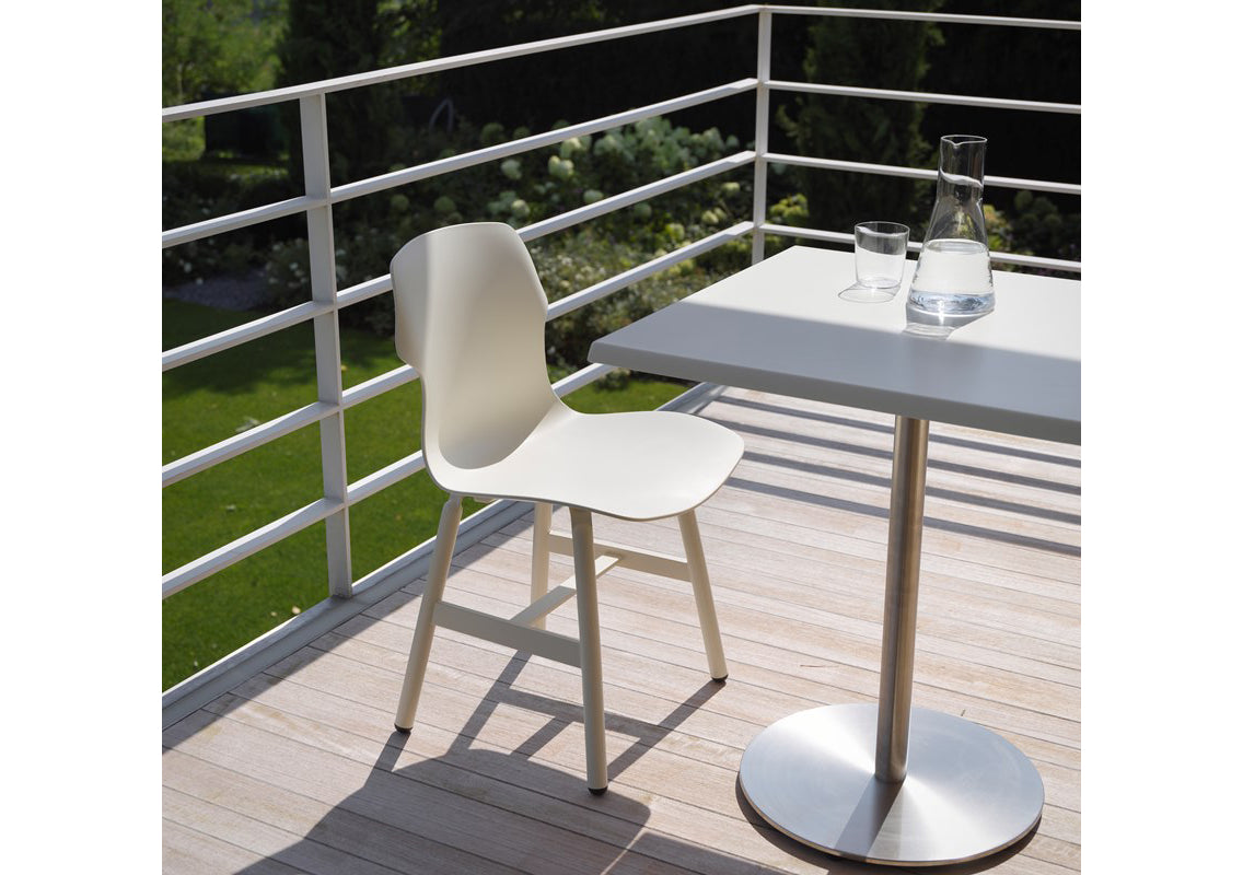 Stereo Metal Polypropylene Outdoor Chair (Sold In Pairs)