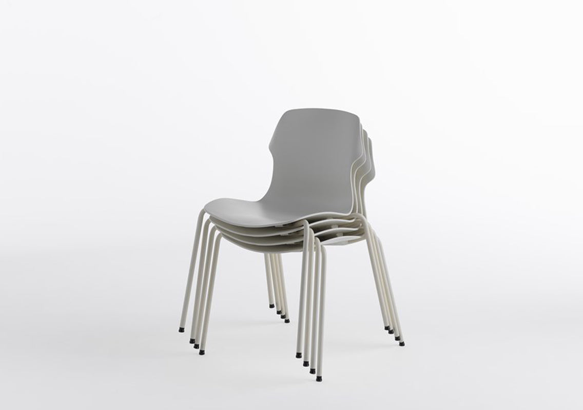 Stereo Metal Stackable Polypropylene Chair (Sold In Pairs)