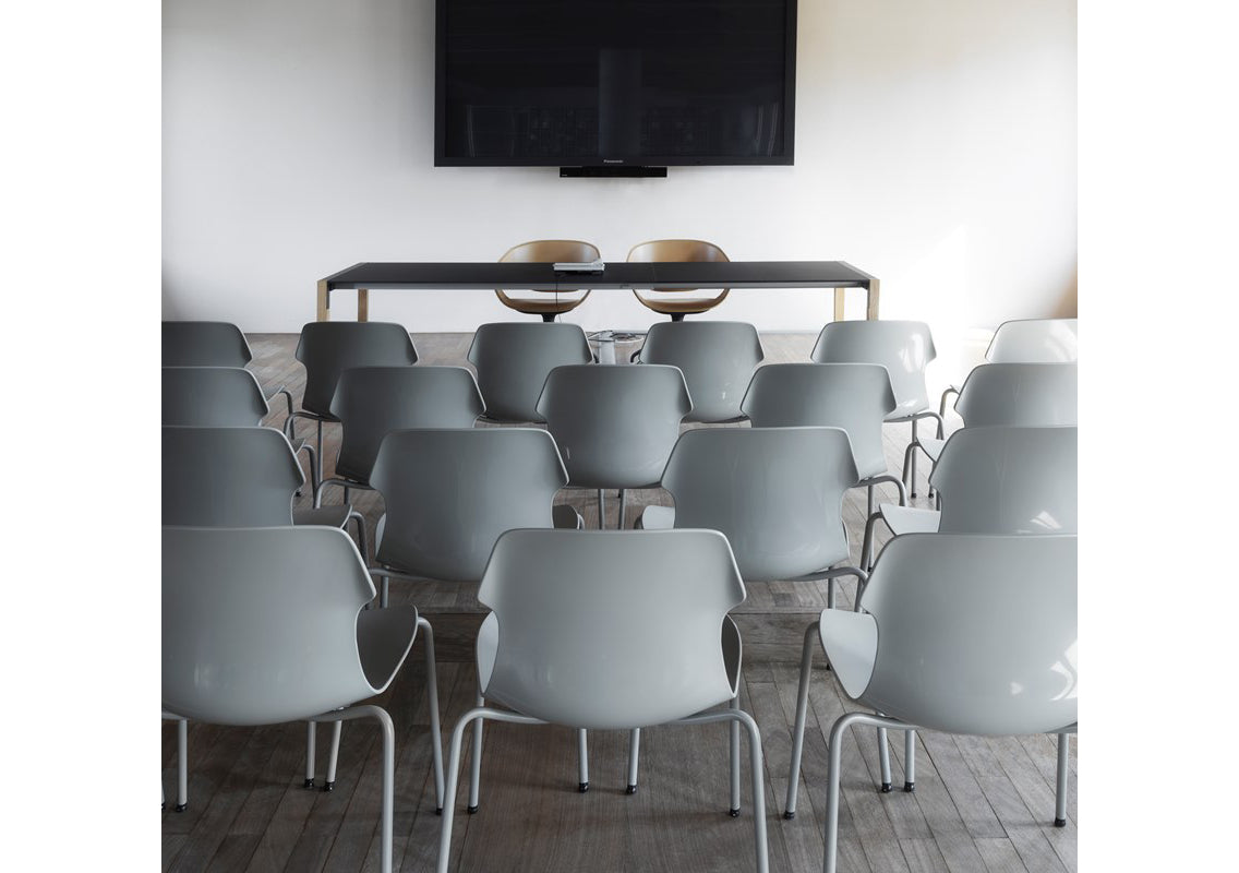 Stereo Metal Stackable Polypropylene Chair (Sold In Pairs)