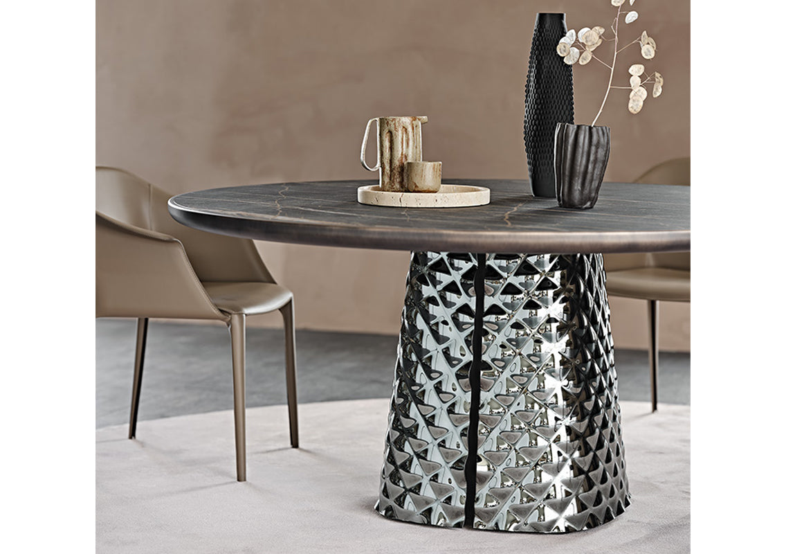Atrium Keramik Premium Round Dining Table