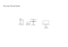 Runner Wood Desk