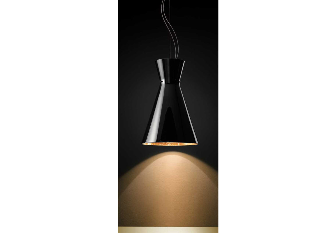 Memory Black & Gold Suspended Lamp