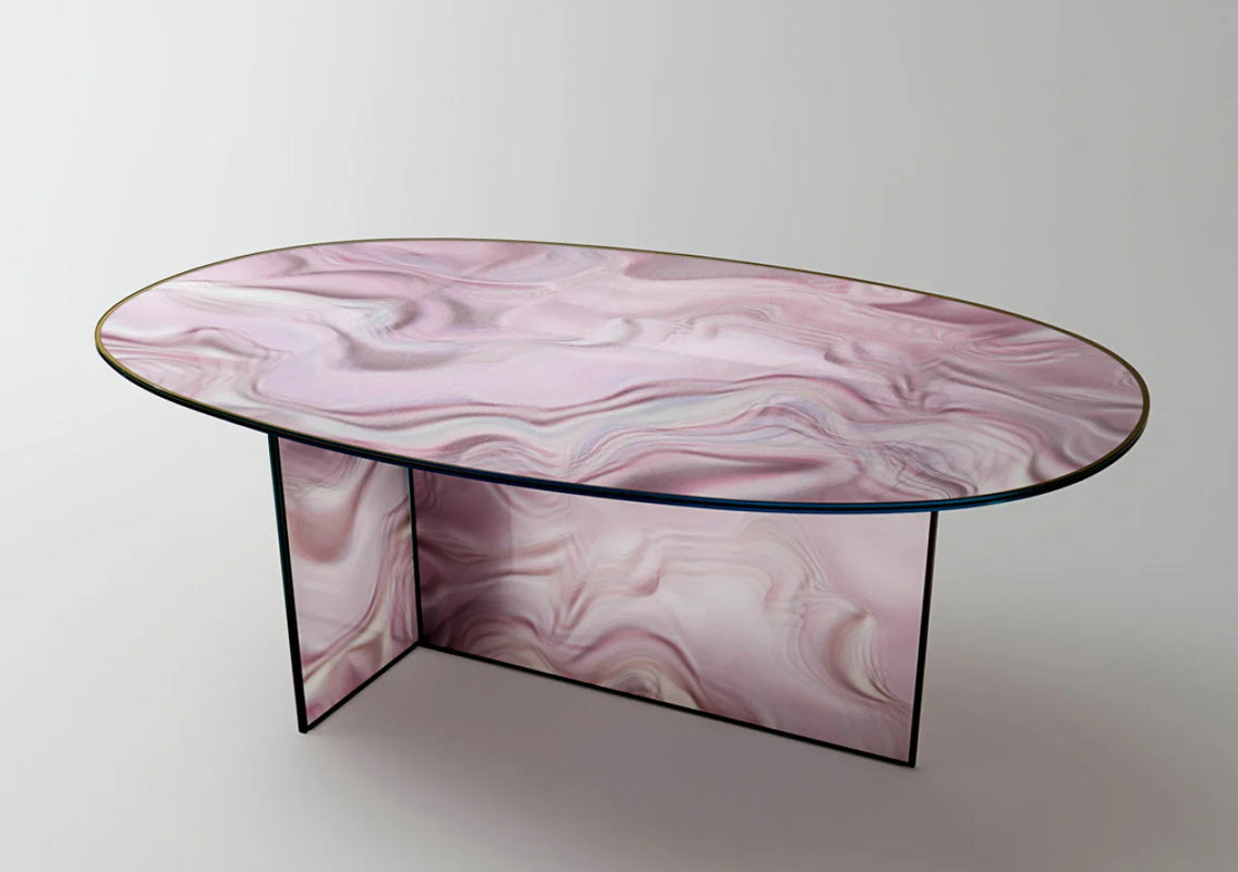 Liquefy Oval Dining Table