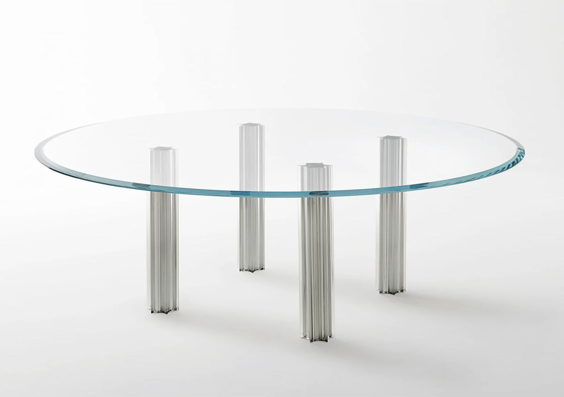 Starlight - Glass Round Dining Table - DISCONTINUED