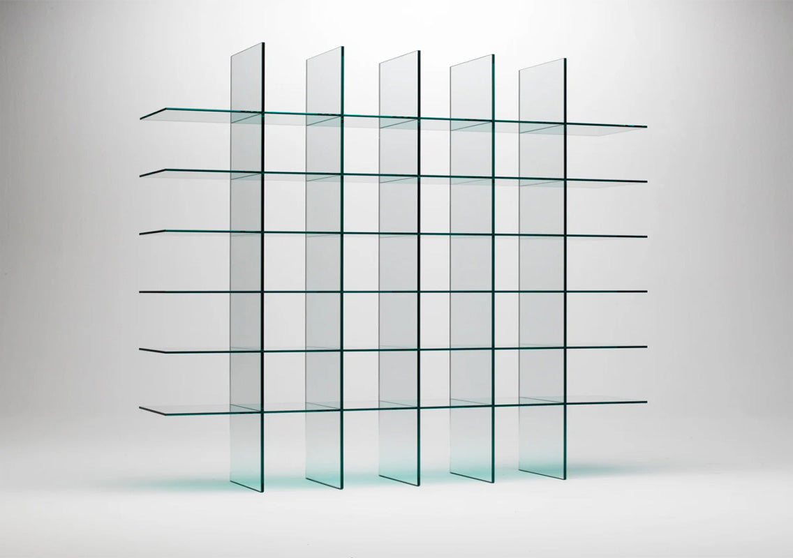 Glass Shelves #1 (1976) Bookcase