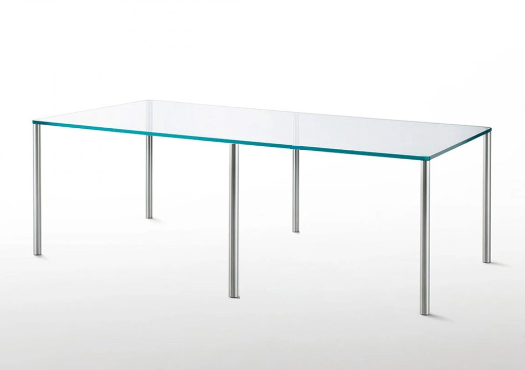 Metal Rectangular Dining Table (With 6 legs)