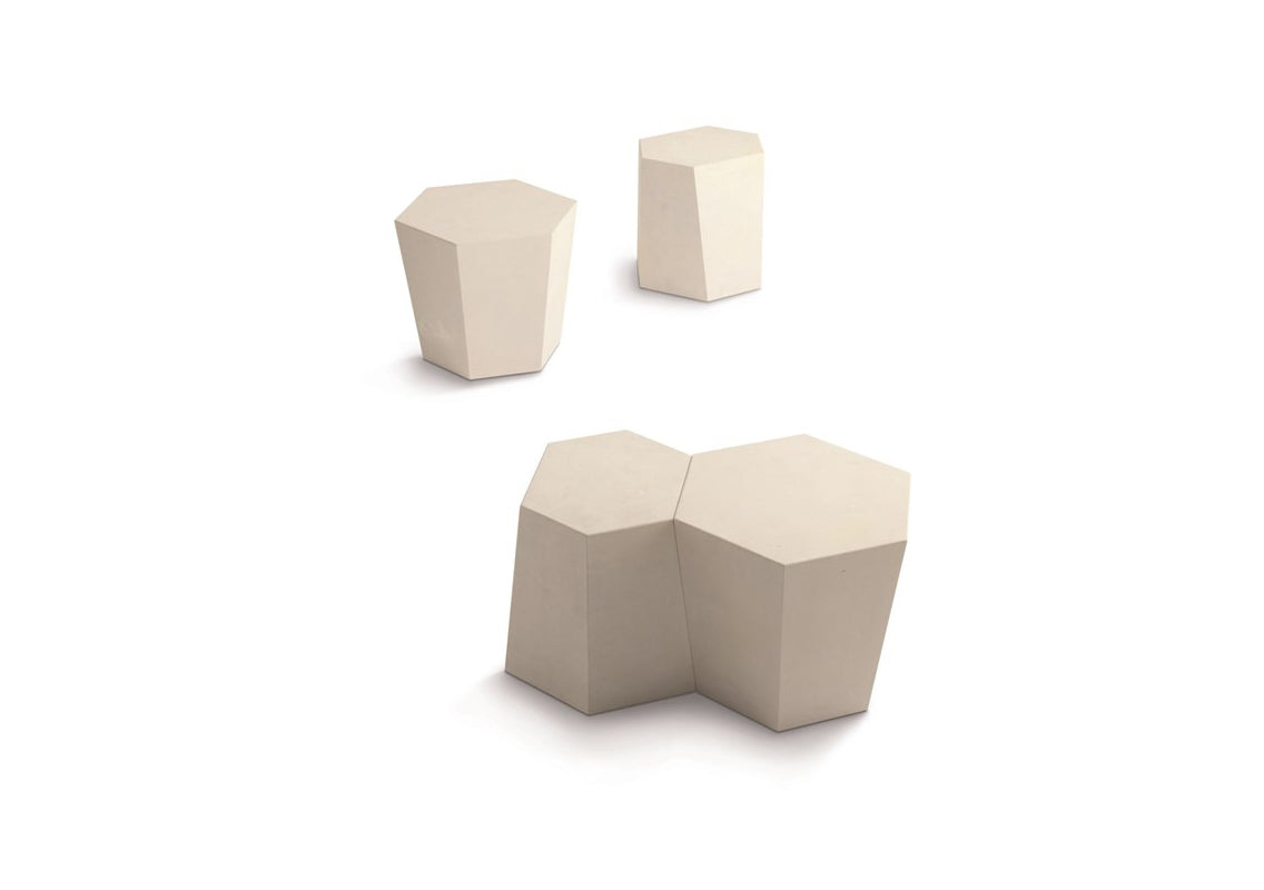 Hexagon Side Tables / Stools