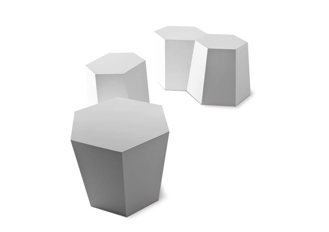 Hexagon Side Tables / Stools