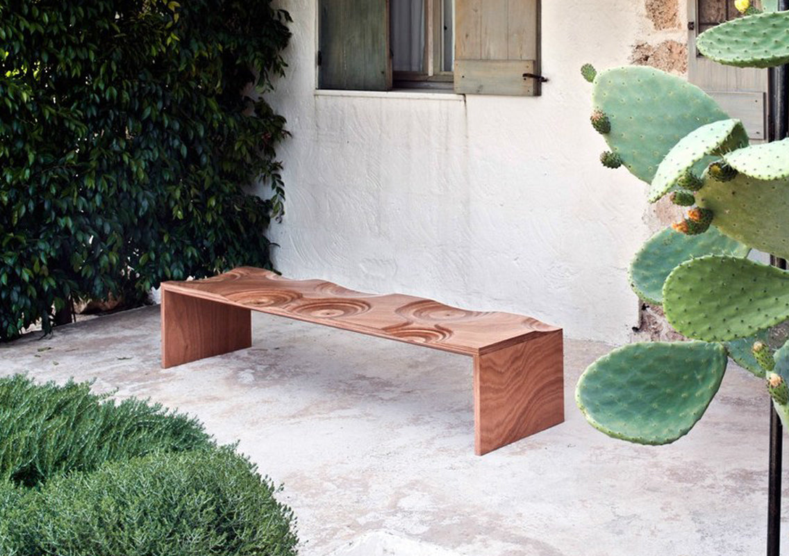 Outdoor Ripples Bench