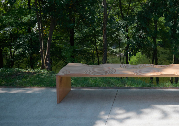 Outdoor Ripples Bench