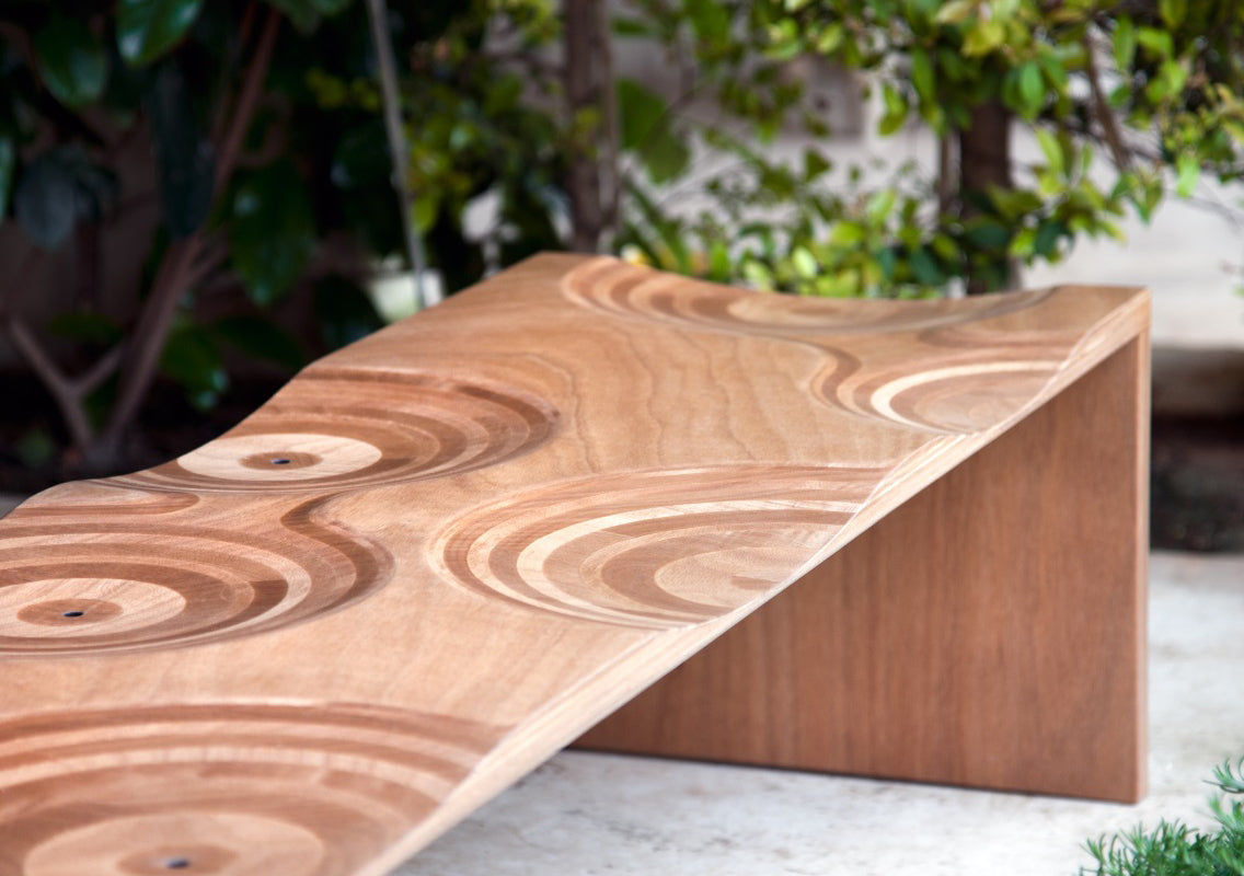 Outdoor Ripples Bench