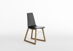 Ray Sled Base Wooden Chair (Sold In Pairs)