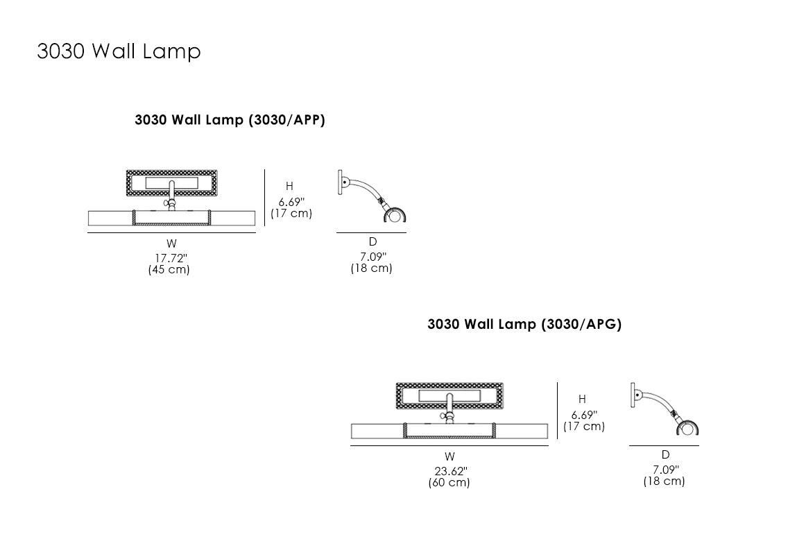 3030 Wall Lamp