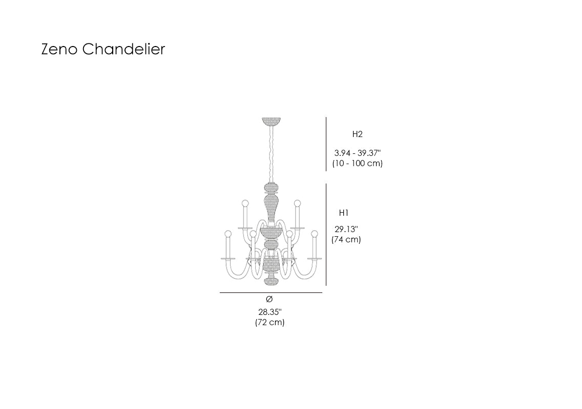 Zeno Chandelier Lamp