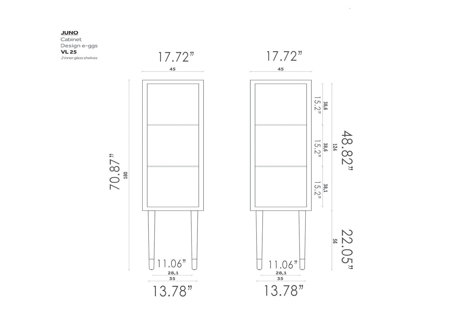 Juno Glass Display Case