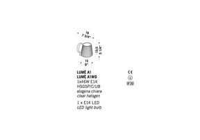 Lumè Wall Sconce - DISCONTINUED