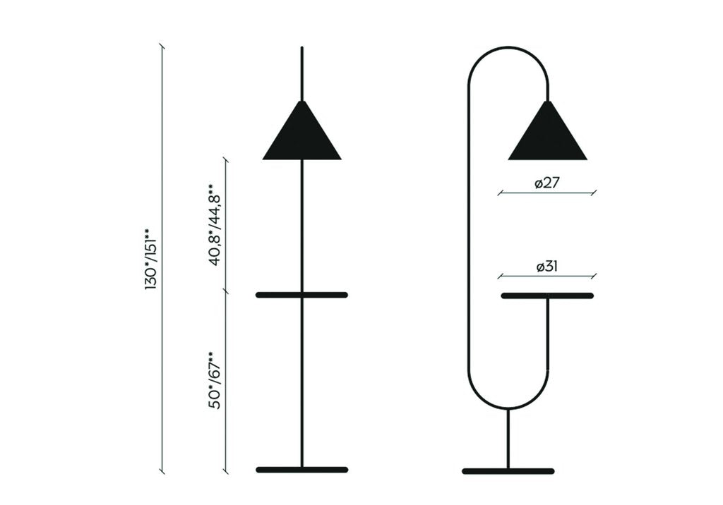 Ozz Floor Lamp With Table